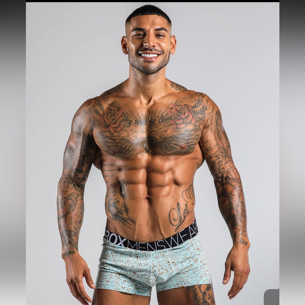 Boxmenswear speckled boxers